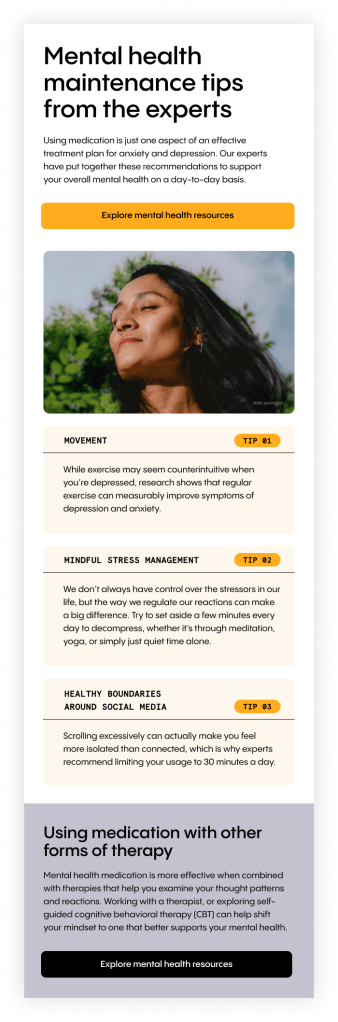 Mental health maintenance tips from the experts